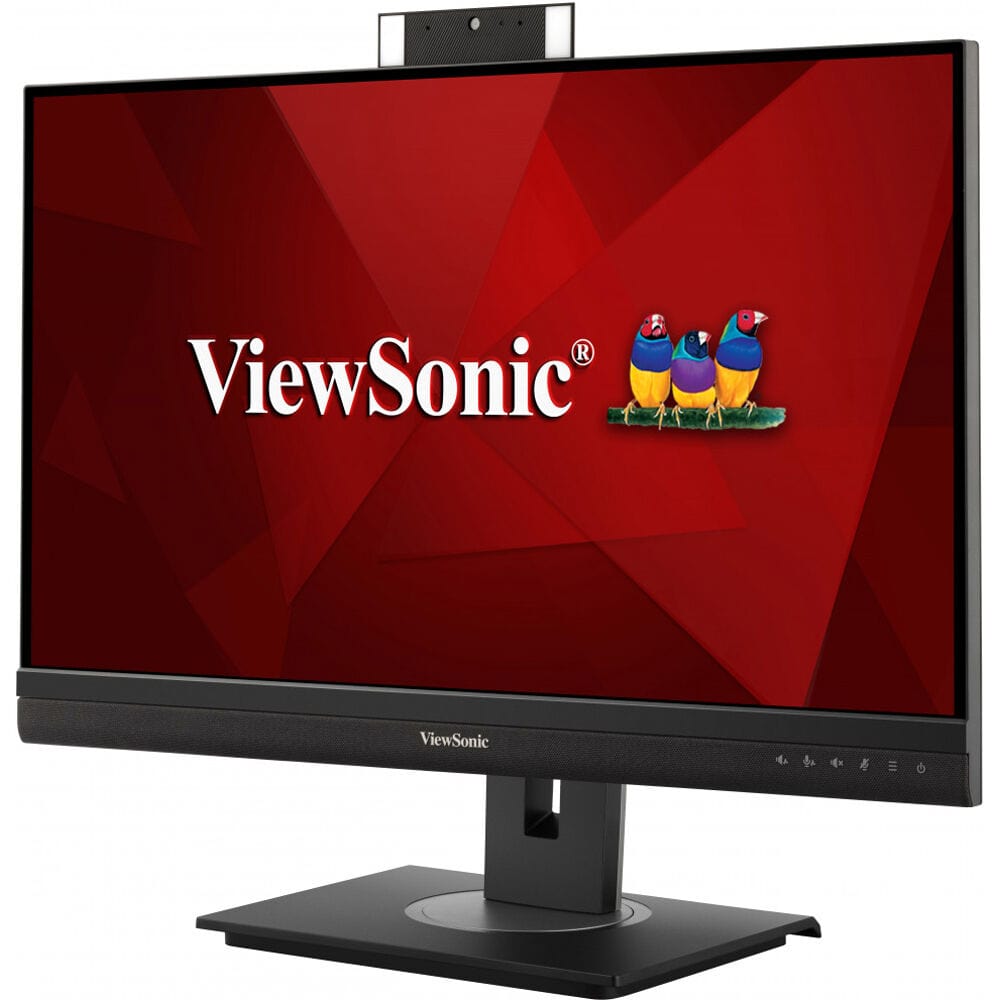 ViewSonic 2K 24" 1440p Video Conference Monitor with Webcam - Certified Refurbished