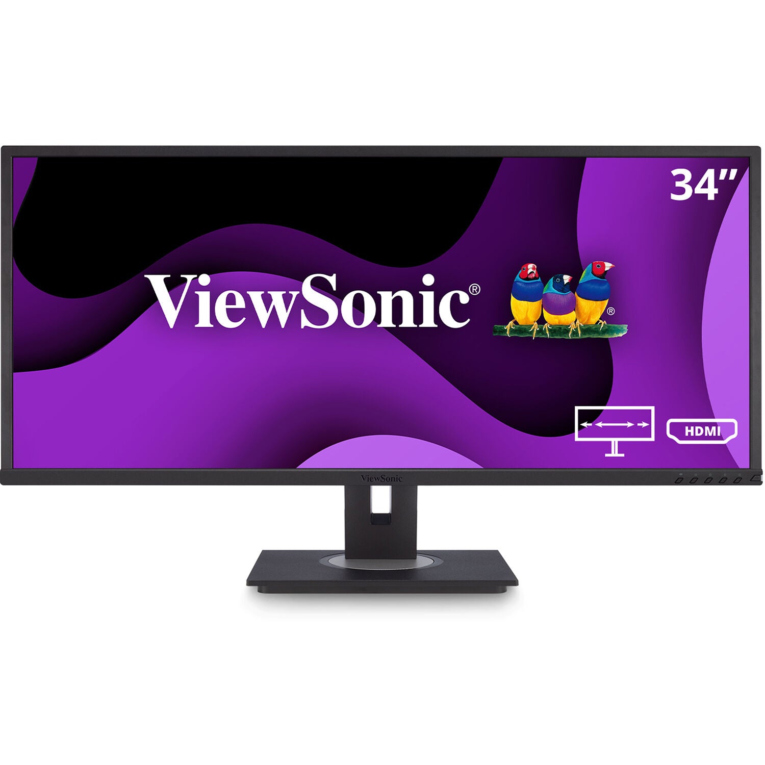 ViewSonic VG3448-R 34" Ultra-Wide 21:9 WQHD Ergonomic Monitor - C Grade Refurbished