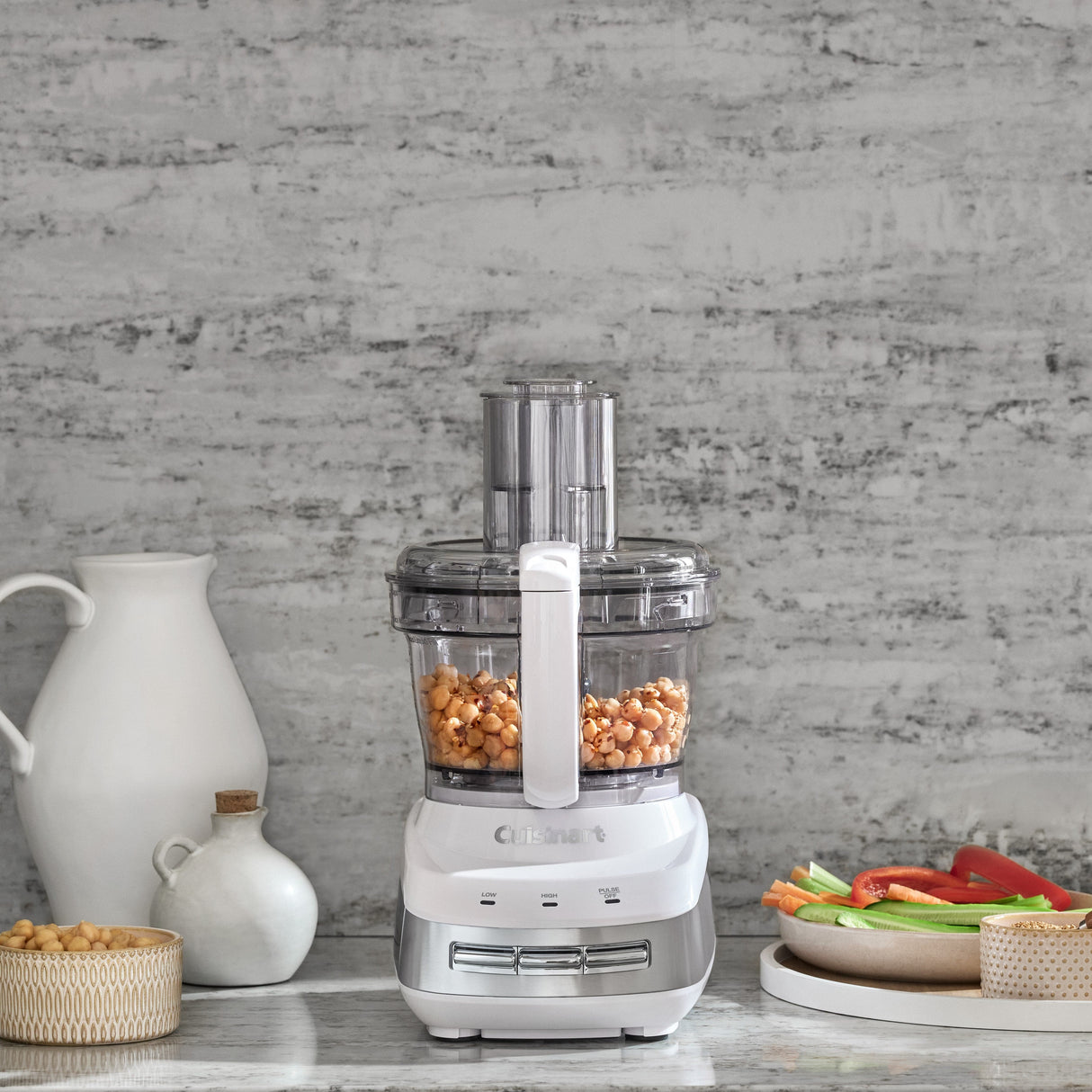 Cuisinart Core Custom 10 Cup Food Processor, White