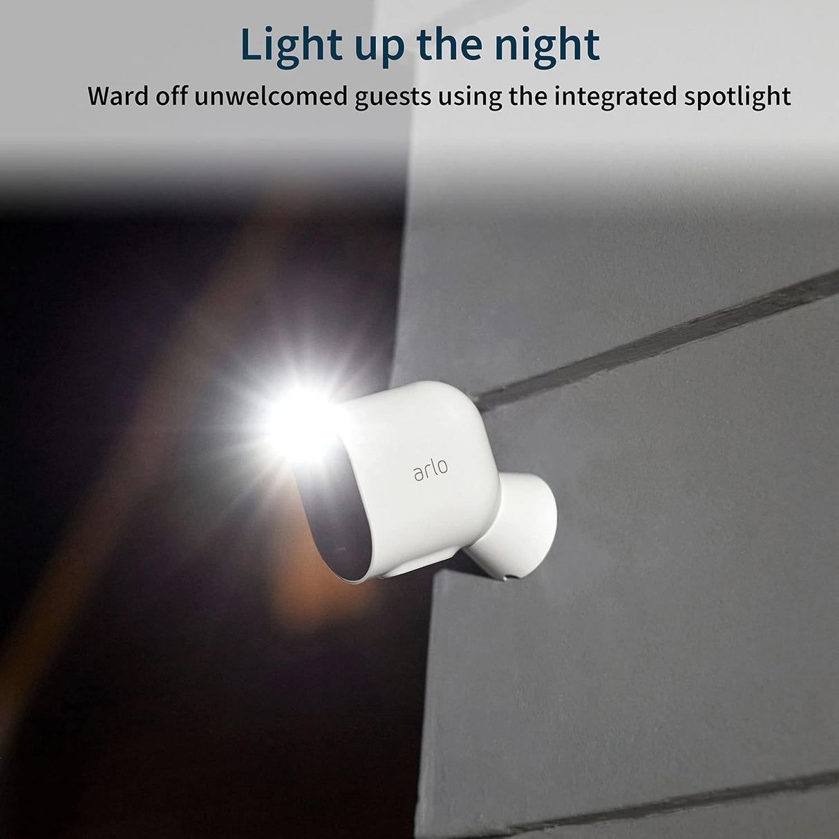 Arlo Pro 4 Spotlight WiFi Security & Surveillance Camera, Black - Certified Refurbished