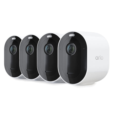 Arlo Pro 4 Series 2K HDR Spotlight Security & Surveillance Camera, 4-Pack - Certified Refurbished