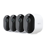 Arlo Pro 5S Camera, 4-Pack, White - Certified Refurbished