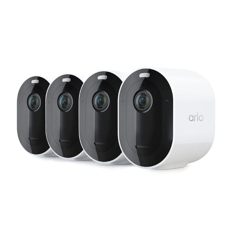 Arlo Pro 5S Camera, 4-Pack, White - Certified Refurbished