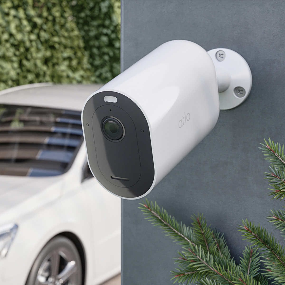 Arlo Pro 4 XL 3-Camera Security & Surveillance Bundle with Stand and Base Station - Certified Refurbished