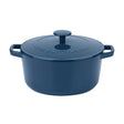 Cuisinart Chef’s Classic™ Enameled Cast Iron Cookware 5 Quart Round Covered Casserole, Blue