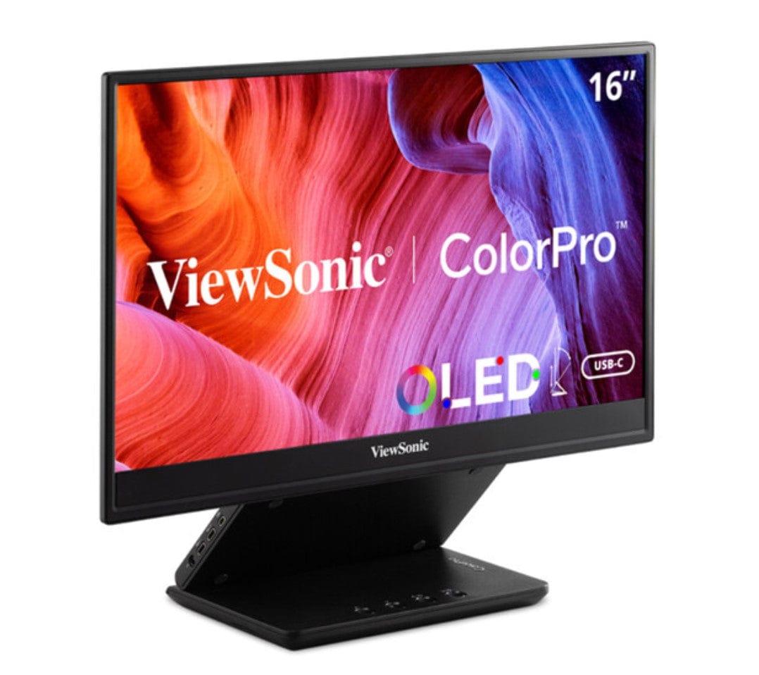 ViewSonic VP16-OLED 16" 1080p 2 Way Powered 40W USB C Portable OLED Monitor - Certified Refurbished