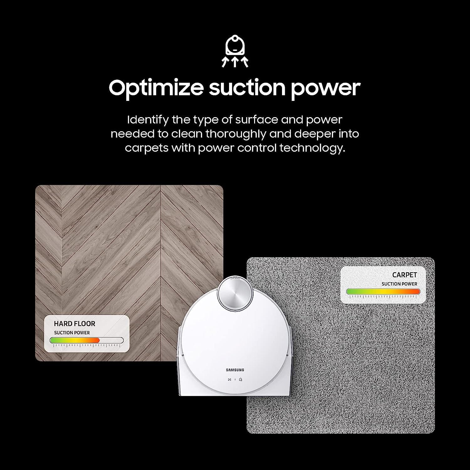 Samsung Jet Bot AI+ Robot Vacuum White - Certified Refurbished