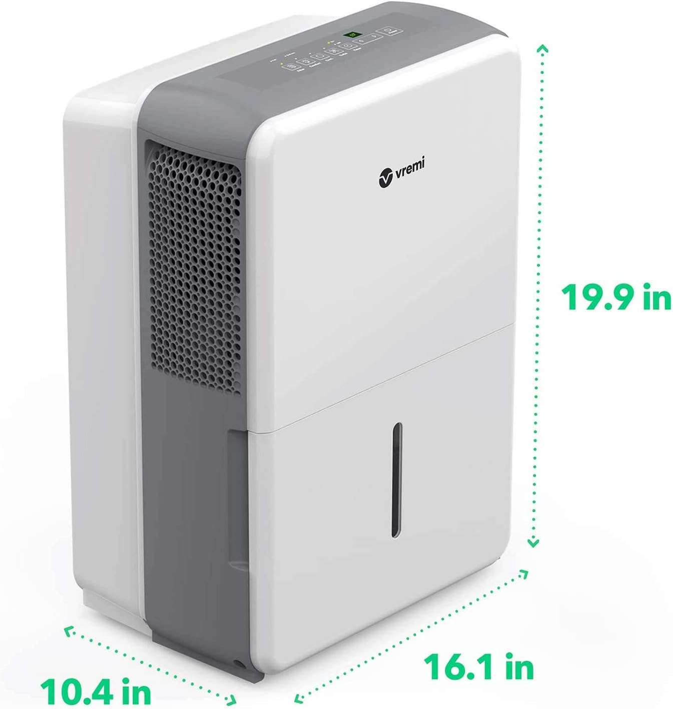 Vremi 1,500 Sq. Ft. 22 Pint Energy Star Rated for Medium Spaces and Basements Dehumidifier - Certified Refurbished