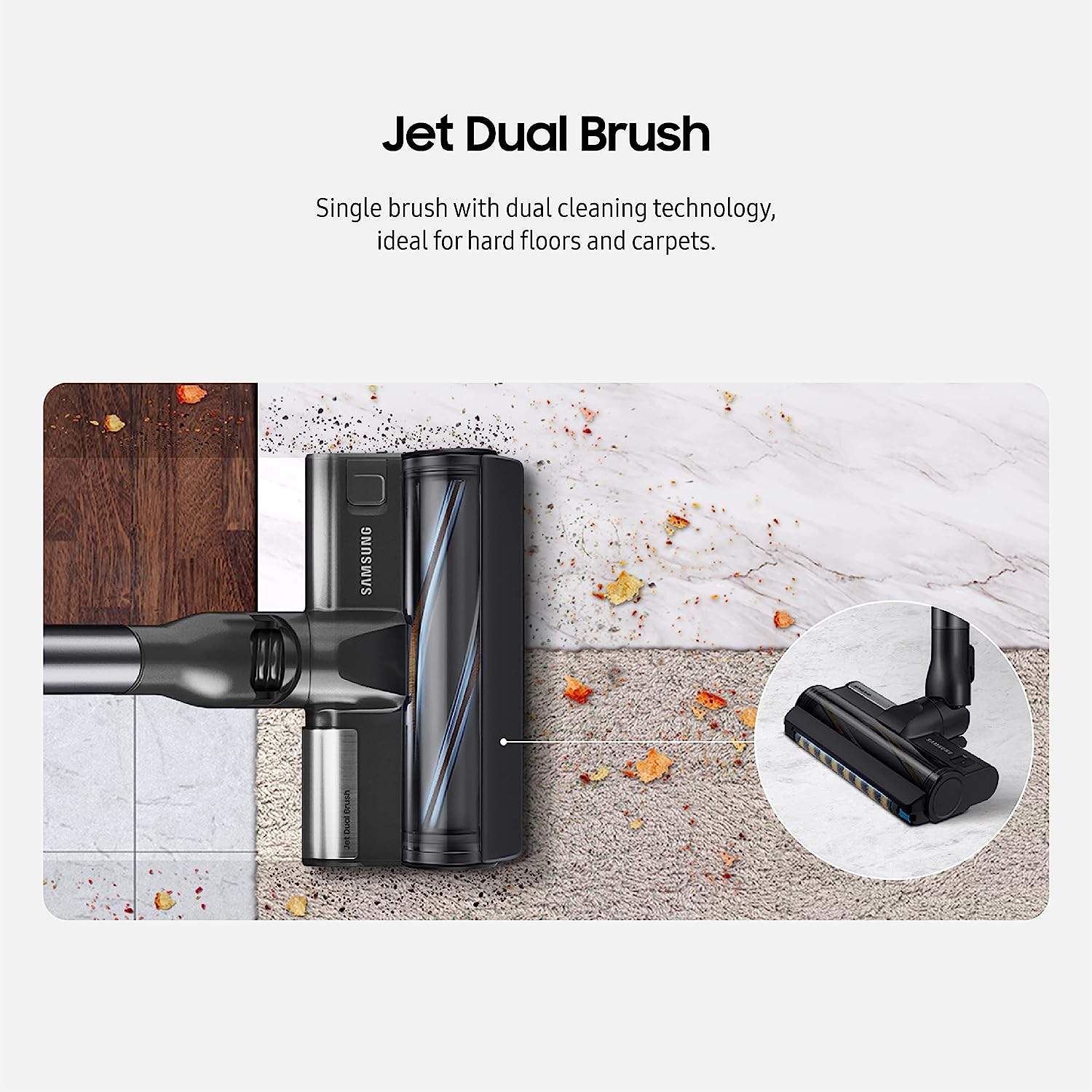 Samsung Bespoke Jet Stick Vacuum White - Certified Refurbished