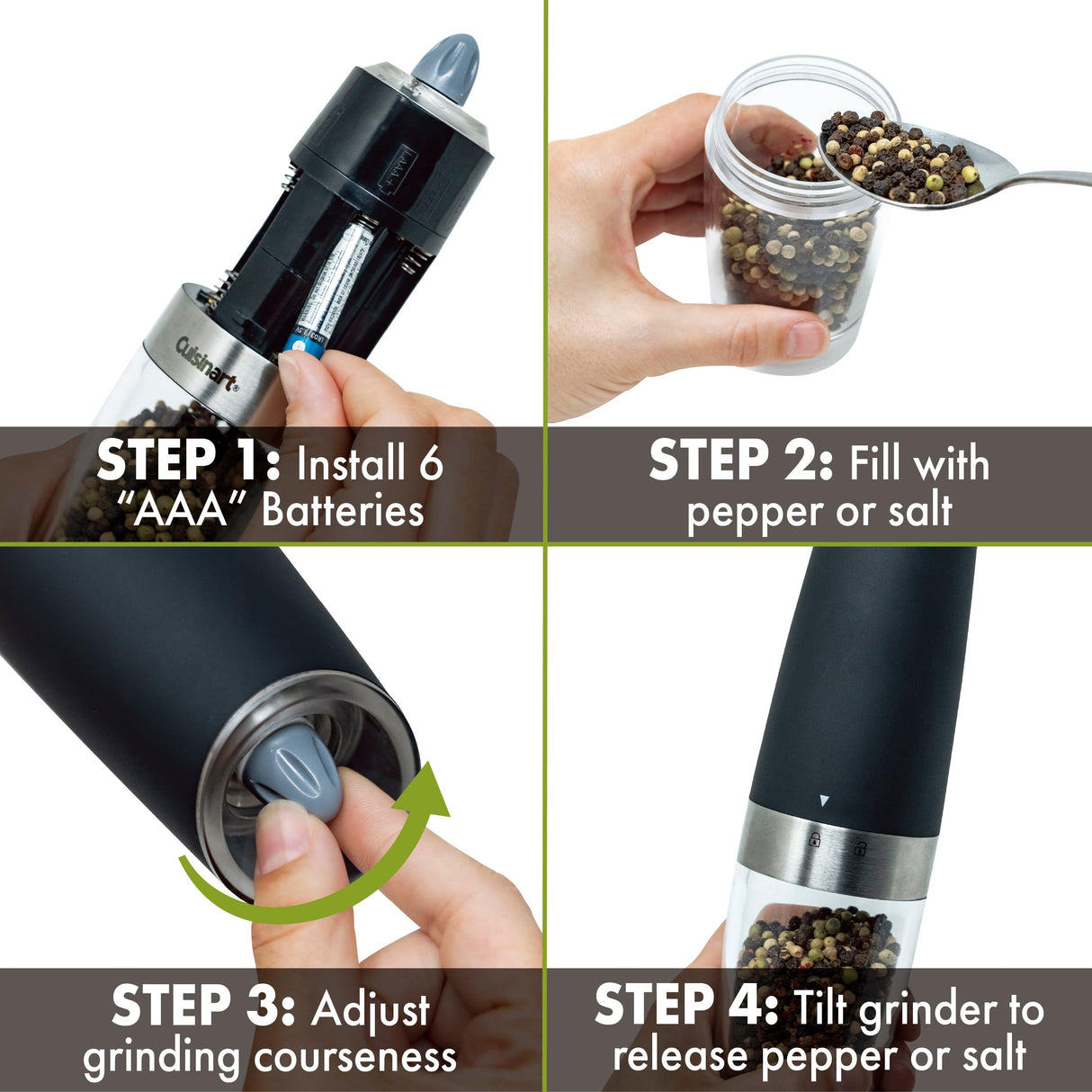Cuisinart Gravity Salt and Pepper Mill