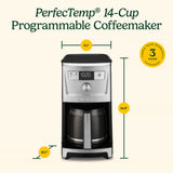 Cuisinart 14-Cup PerfecTemp® 14-Cup Coffee Maker with Over Ice, Silver