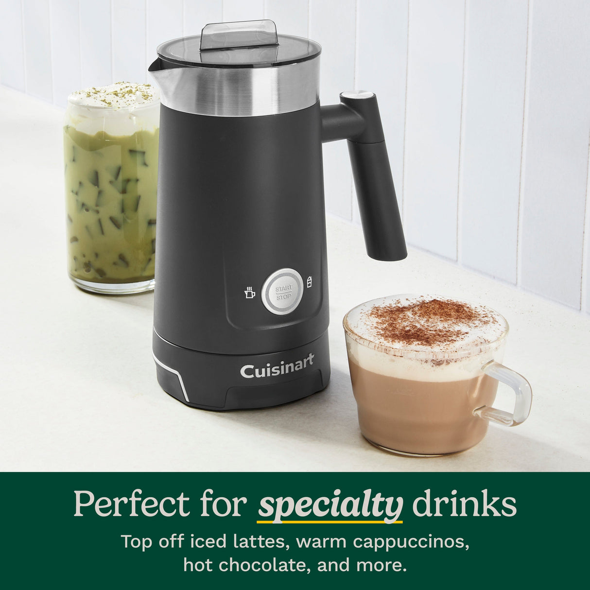 Cuisinart Hot/Cold Foam Milk Frother, Black