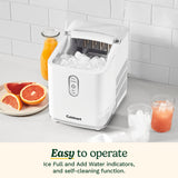 Cuisinart Compact Bullet Ice Cube Maker, White