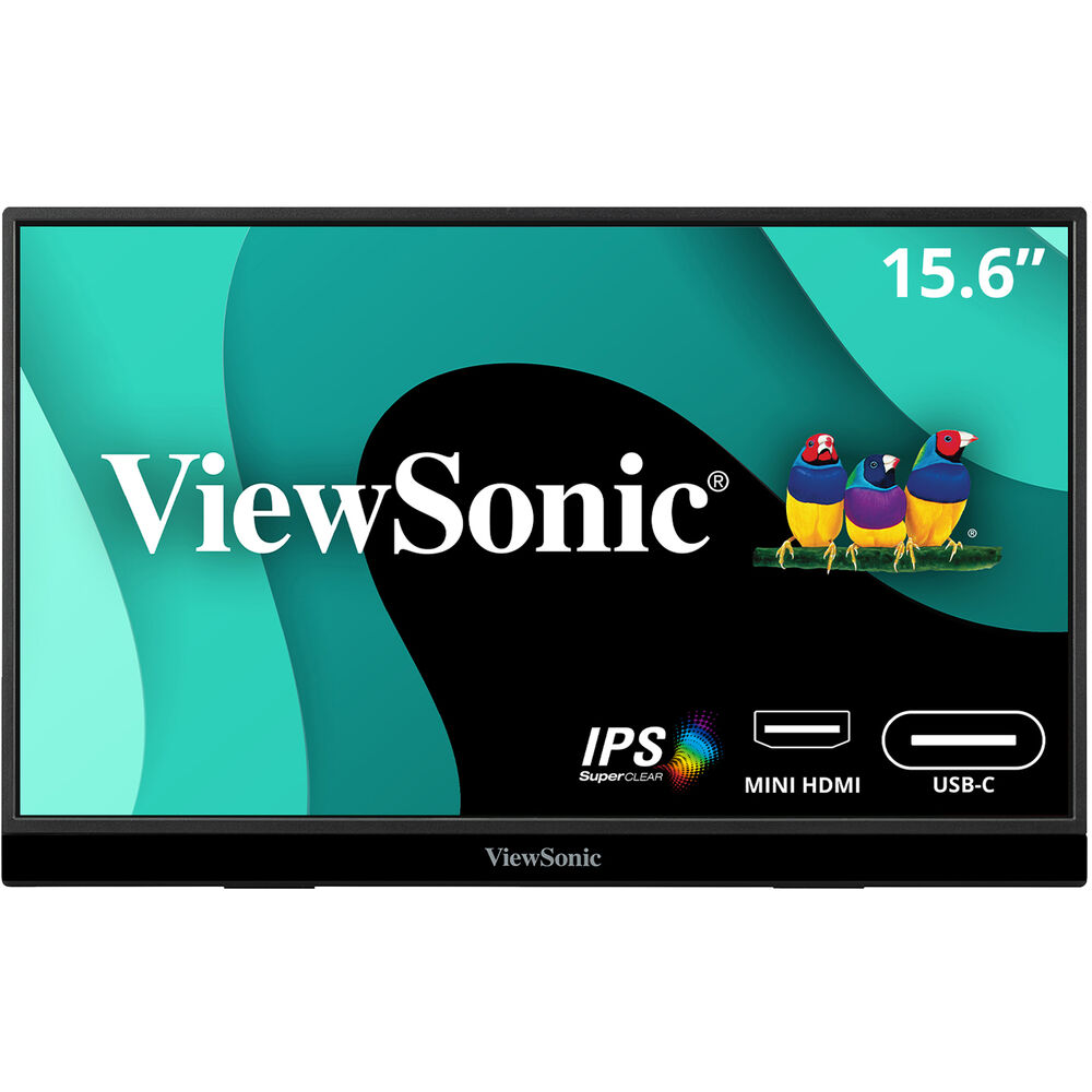 ViewSonic VX1655-S 15.6" 1080p FHD Portable LED IPS Monitor - Certified Refurbished