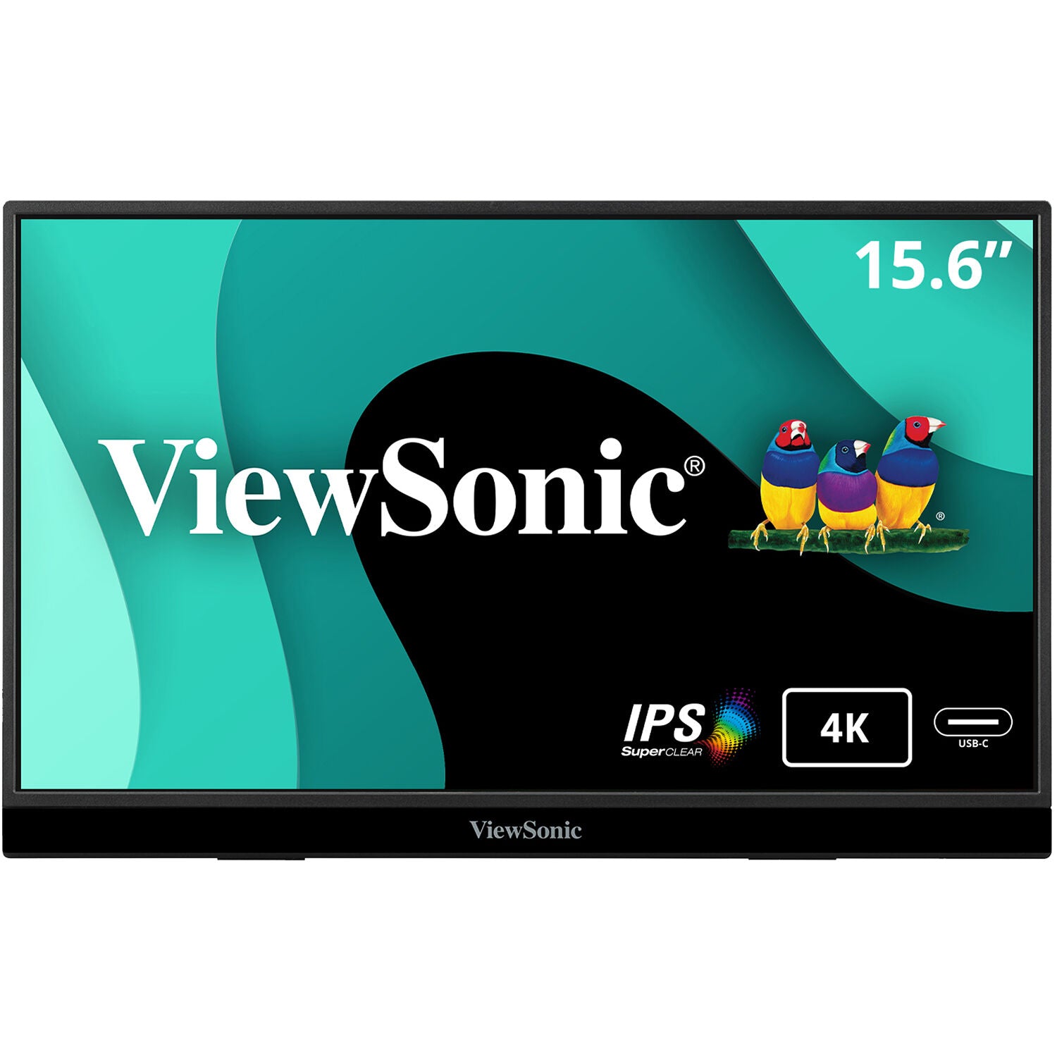 ViewSonic VX1655-4K-S 15.6" 4K UHD Portable LED IPS Monitor - Certified Refurbished