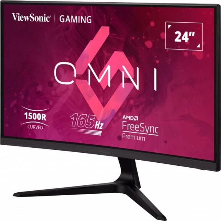 ViewSonic 24" 165Hz Curved Gaming Monitor - Certified Refurbished