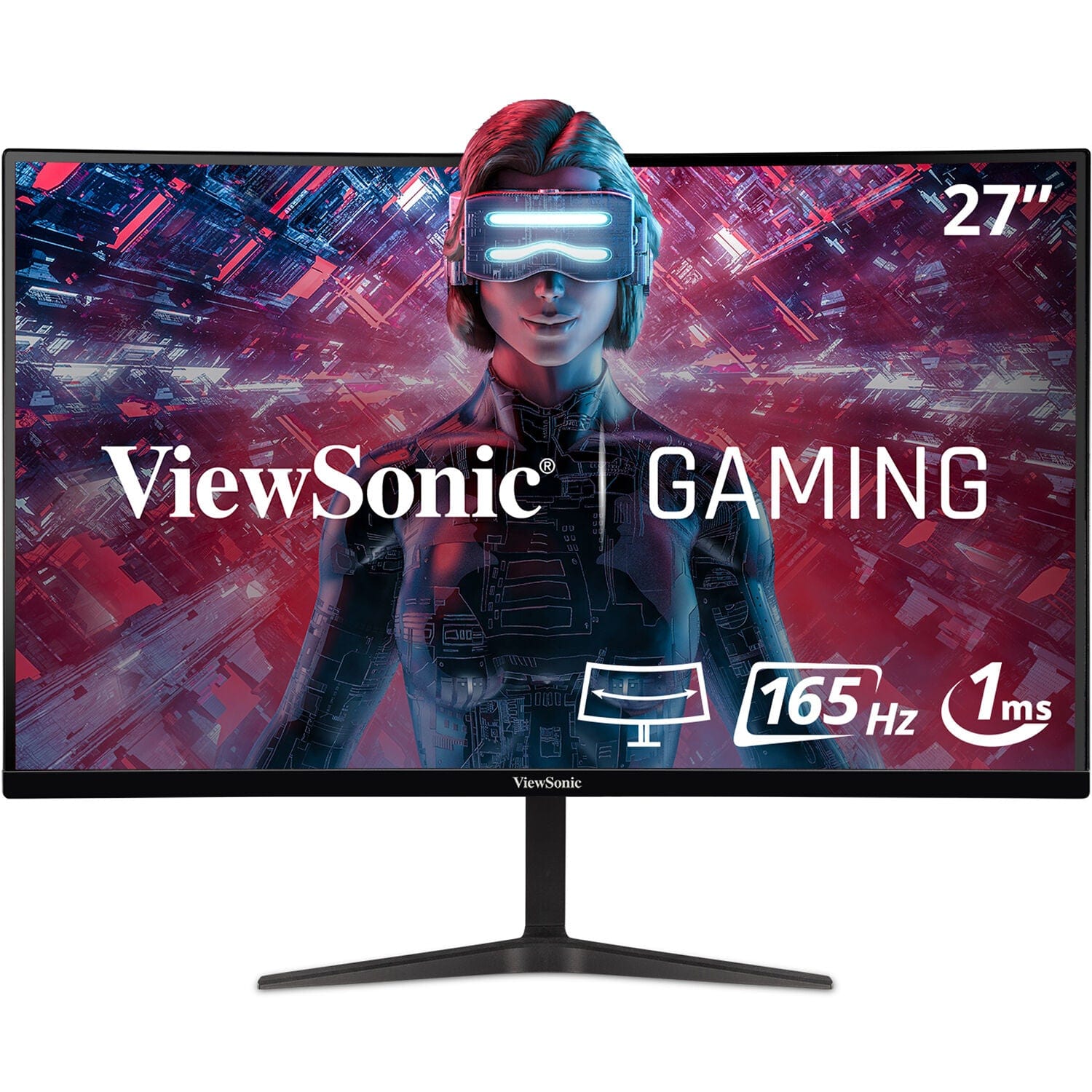 ViewSonic 27" 16:9 Curved VA Gaming Monitor - Certified Refurbished