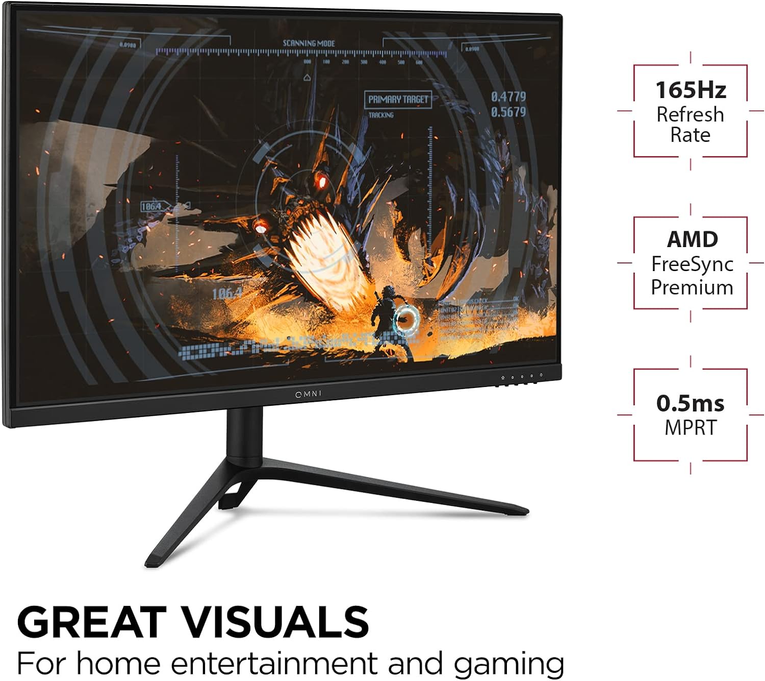 ViewSonic 27" 180Hz Full HD IPS Gaming Monitor - Certified Refurbished