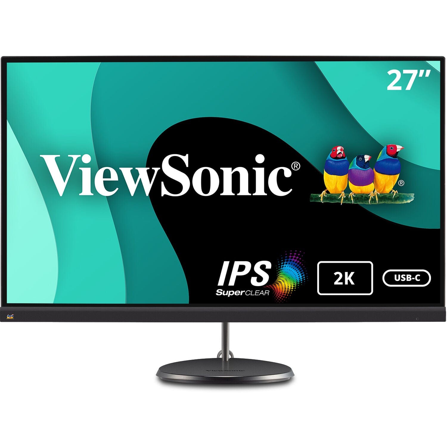 ViewSonic 27" 1440p Frameless IPS Monitor - Certified Refurbished