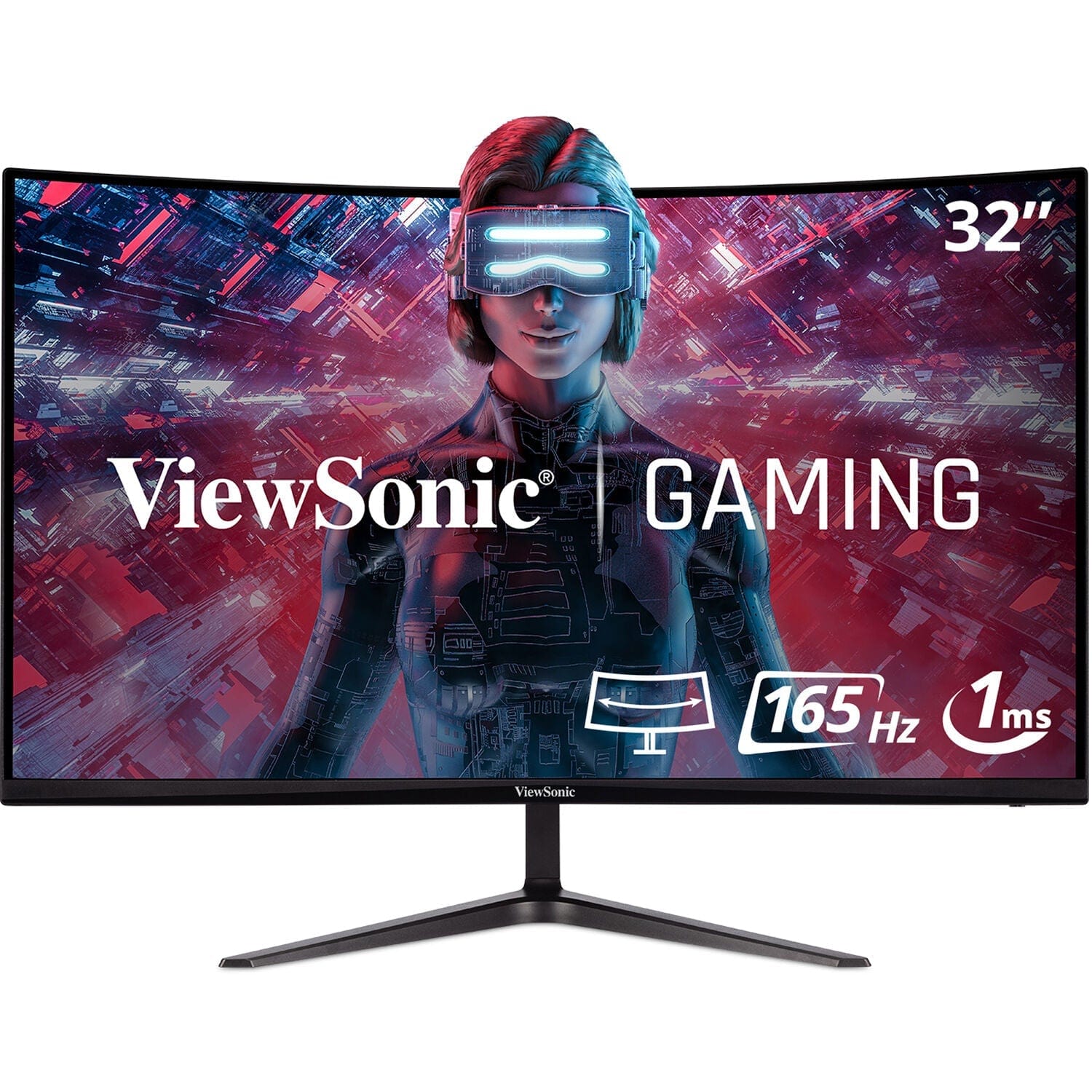 ViewSonic 32" 16:9 165 Hz Curved LCD Gaming Monitor - Certified Refurbished