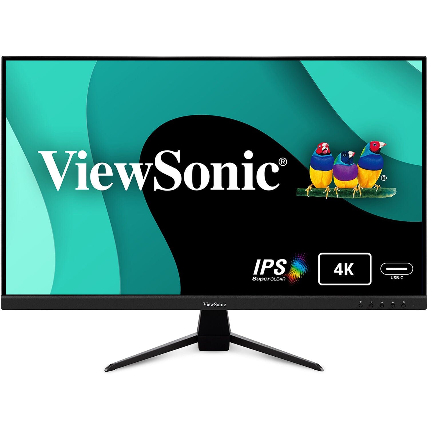 ViewSonic VX3267U-4K 4K UHD 32" 65W USB C, HDR10 Content Support, Ultra-Thin Bezels IPS Monitor - Certified Refurbished