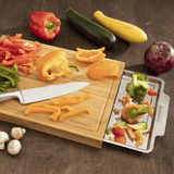 Cuisinart Bamboo Cutting Board with Slide Out Tray