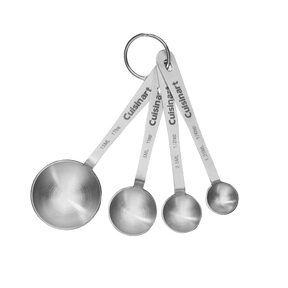 Cuisinart Stainless Steel Measuring Spoons, Silver