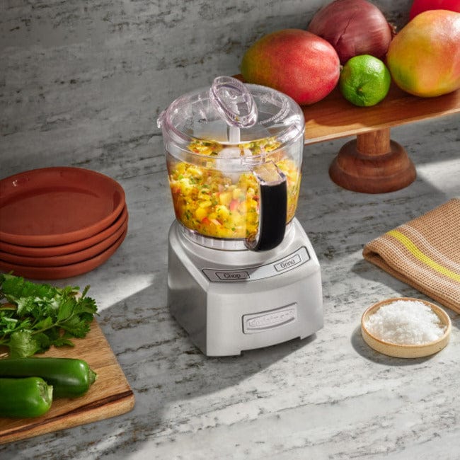 Cuisinart 4 Cups 350-Watt Silver Mini Food Chopper, Gray - Certified Refurbished