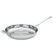 Cuisinart 12" Skillet with Helper Handle, Silver