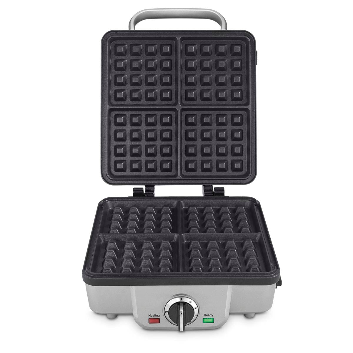 Cuisinart WAF-300FR Belgian Waffle Maker with Pancake Plates Silver - Certified Refurbished