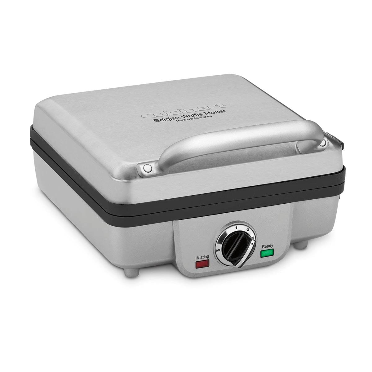 Cuisinart WAF-300FR Belgian Waffle Maker with Pancake Plates Silver - Certified Refurbished