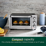 Cuisinart Custom Classic Toaster Oven Broiler, Silver