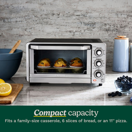 Cuisinart Custom Classic Toaster Oven Broiler, Silver