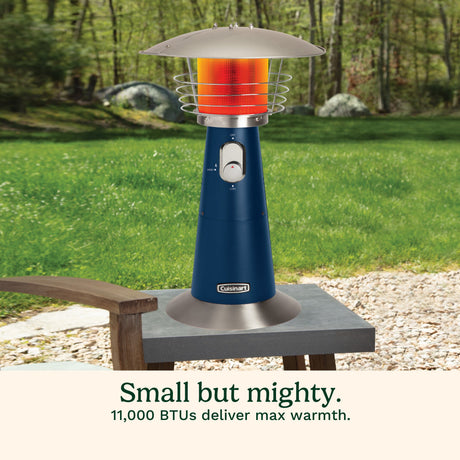 Cuisinart Portable Tabletop Patio Heater, Navy