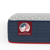 Wolf Mattress TwinXL 11-Inch Luna Memory Foam Hybrid Mattress, Plush Comfort, Medium Firm, Cool Touch, Anti-Microbial w/ Pocketed Coil System