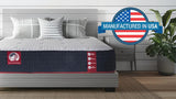 Wolf Mattress King 11-Inch Luna Memory Foam Hybrid Mattress, Plush Comfort, Medium Firm, Cool Touch, Anti-Microbial w/ Pocketed Coil System