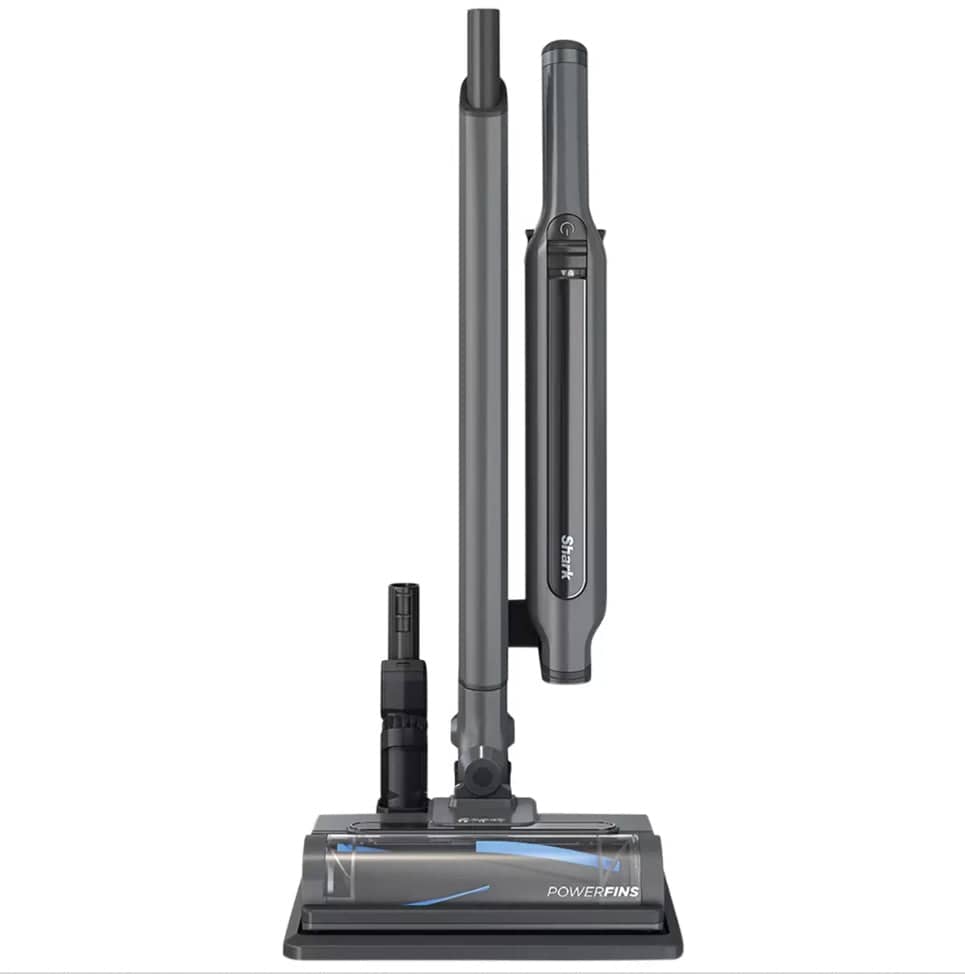 Shark WANDVAC System Ultra-Lightweight Powerful Cordless Stick Vacuum with Charging Dock Gray