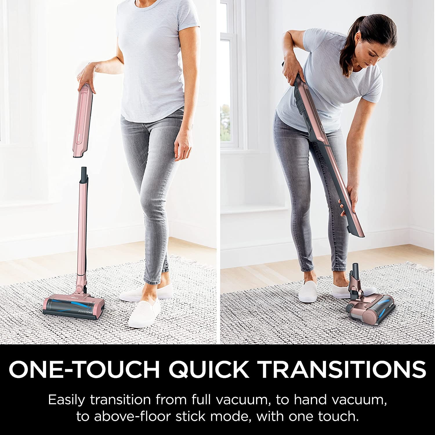 Shark® Wandvac™ System Ultra-Light Stick Vacuum in cheapest Rose Gold