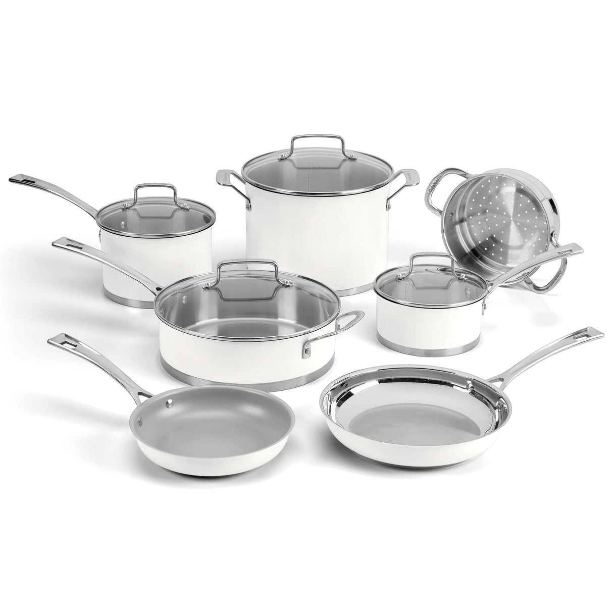 Cuisinart 11 Piece Matte White Set, White