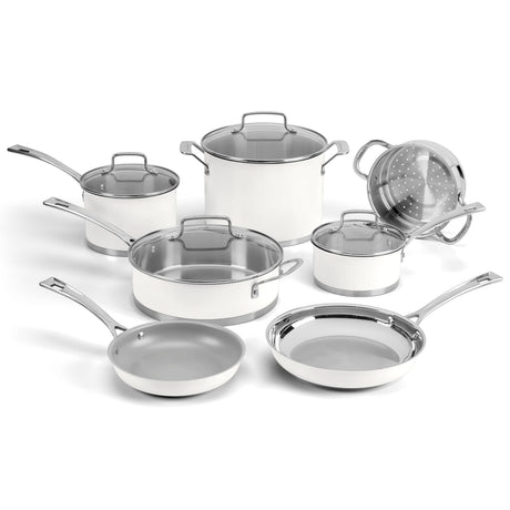 Cuisinart 11 Piece Matte White Set, White