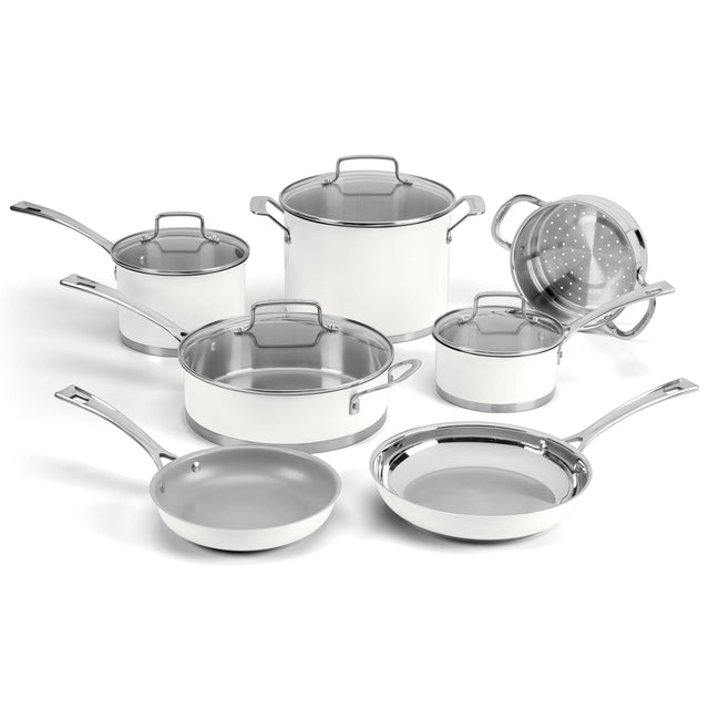 Cuisinart 11 Piece Matte White Set, White