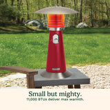 Cuisinart Portable Tabletop Patio Heater, Red
