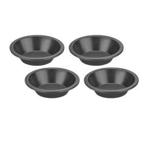 Cuisinart Mini Round Pie Dishes (Set of 4), Black