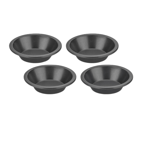 Cuisinart Mini Round Pie Dishes (Set of 4), Black