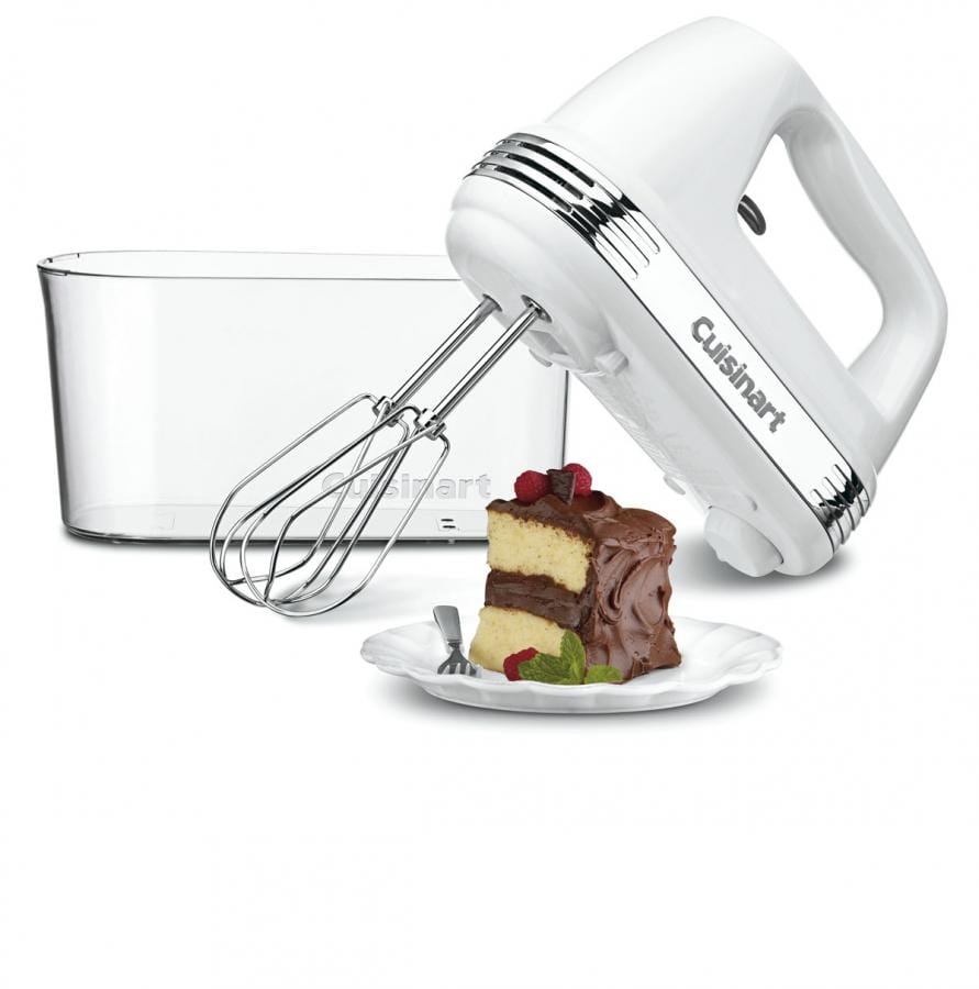 Cuisinart Power Advantage PLUS 9 Speed Hand Mixer with Storage Case, White
