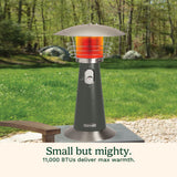 Cuisinart Portable Tabletop Patio Heater, Dark Gray