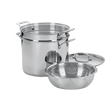 Cuisinart Chef's Classic™ Stainless 12 Quart Pasta/Steamer 4 Piece Set, Silver