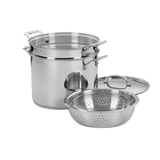 Cuisinart Chef's Classic™ Stainless 12 Quart Pasta/Steamer 4 Piece Set, Silver