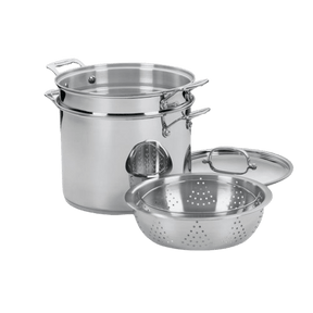 Cuisinart Chef's Classic™ Stainless 12 Quart Pasta/Steamer 4 Piece Set, Silver