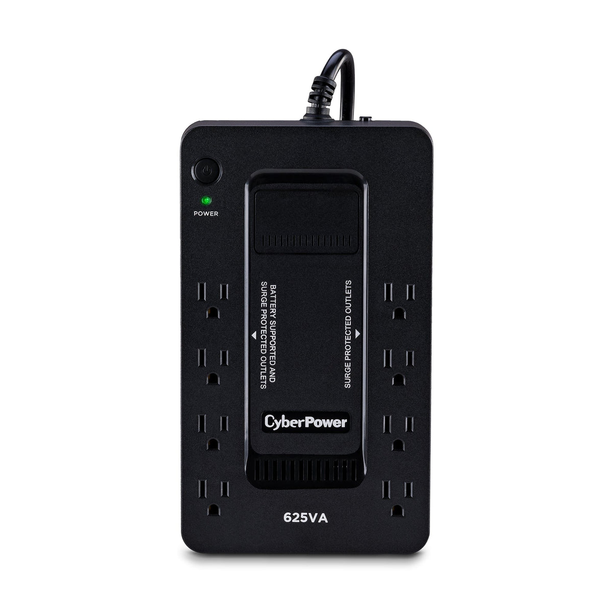 CyberPower XC625 625VA/375W 8-Outlet UPS, New Battery - Certified Refu ...